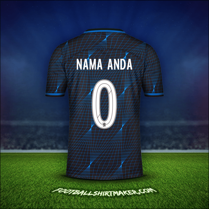 Jersey Chelsea Cup 2023/2024 Alternatif -  nama anda - 0