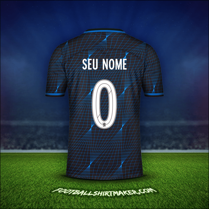 Camisa Chelsea Cup 2023/2024 Alternativa -  seu nome - 0