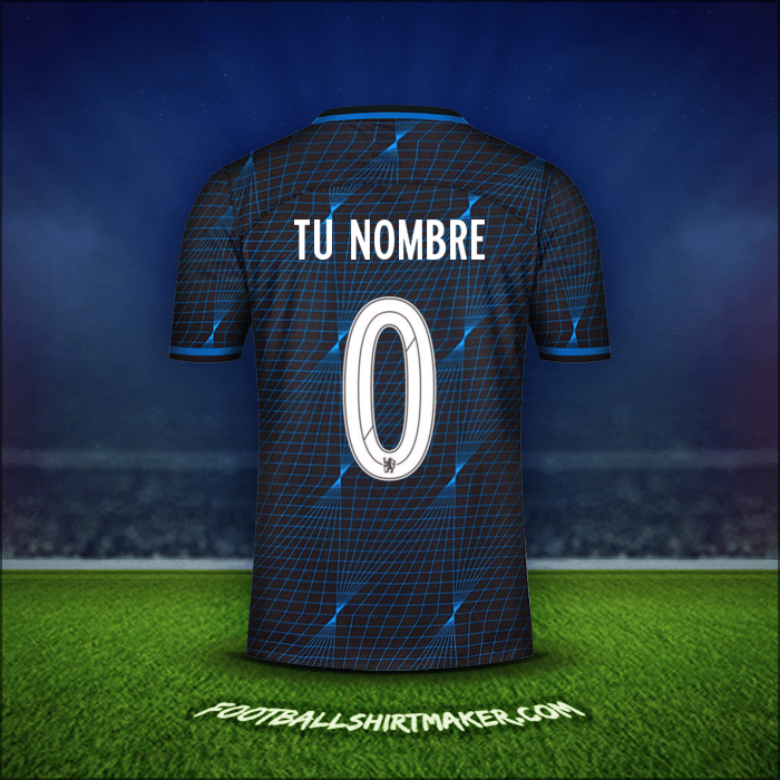 Jersey Chelsea Cup 2023/2024 Visita -  tu nombre - 0
