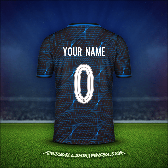 Jersey Chelsea Cup 2023/2024 Away -  your name - 0