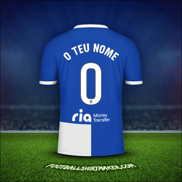 Camisola Atletico Madrid 2023/2024 Alternativa -  o teu nome - 0