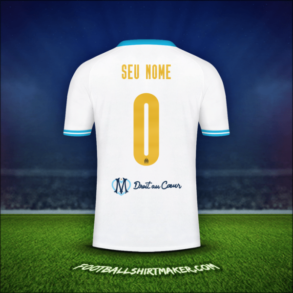 Camisa Olympique de Marseille Cup 2023/2024 -  seu nome - 0