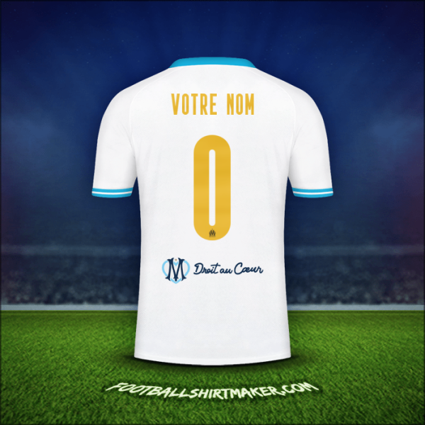 Maillot Olympique de Marseille Cup 2023/2024 -  votre nom - 0