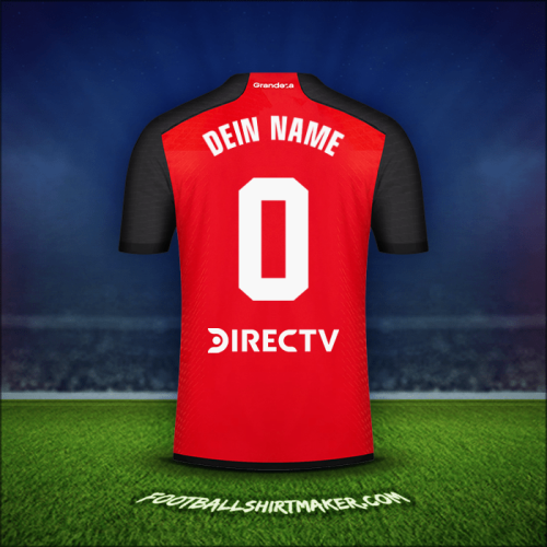 Trikot River Plate 2023/2024 Auswärts -  dein name - 0
