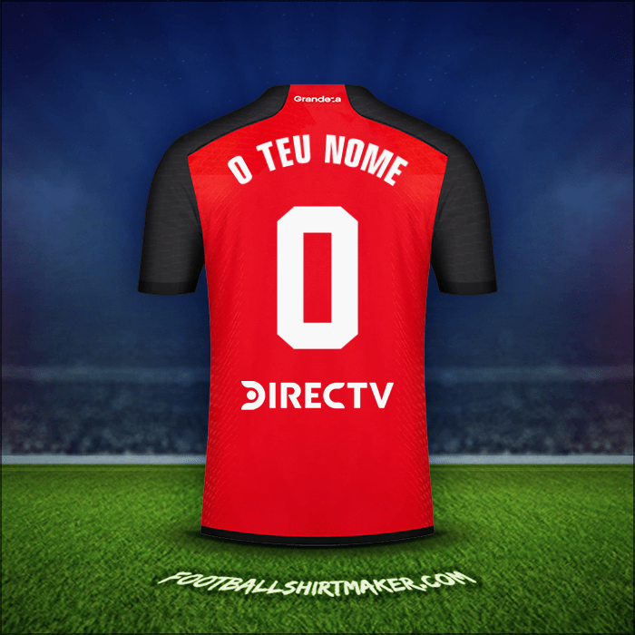 Camisola River Plate 2023/2024 Alternativa -  o teu nome - 0