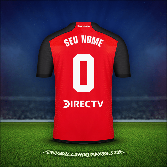 Camisa River Plate 2023/2024 Alternativa -  seu nome - 0