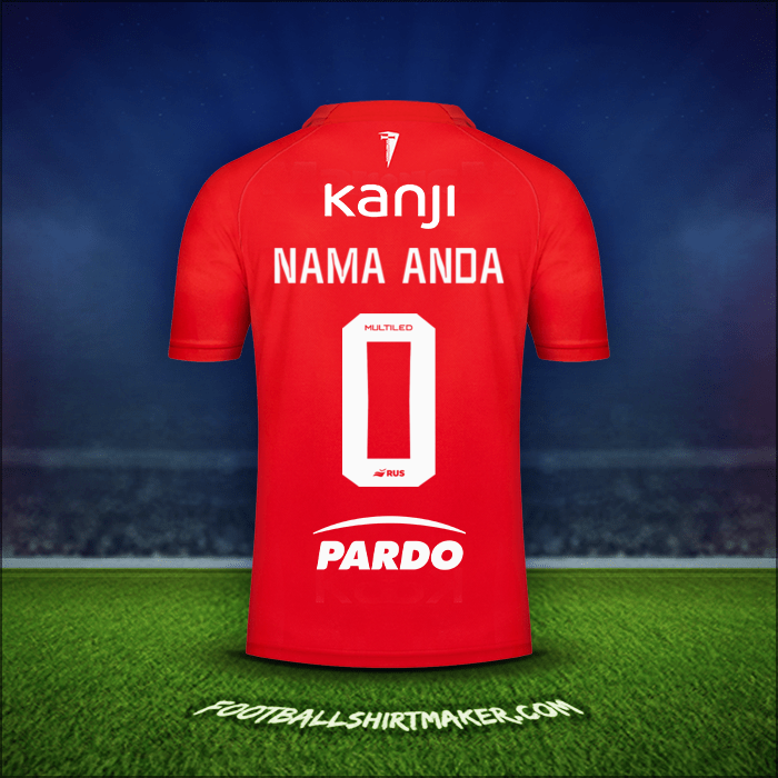 Jersey Independiente 2023/2024 -  nama anda - 0