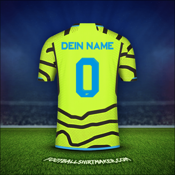 Trikot Arsenal Cup 2023/2024 Auswärts -  dein name - 0