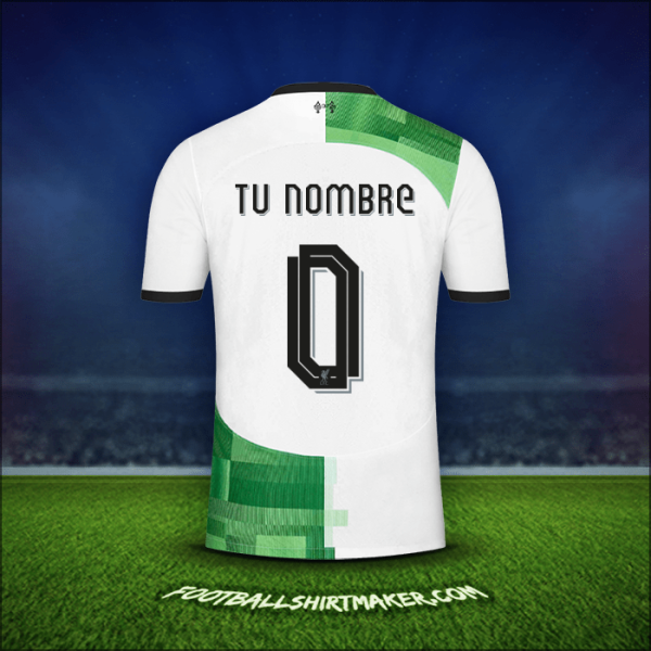 Camiseta Liverpool FC Cup 2023/2024 Visita -  tu nombre - 0