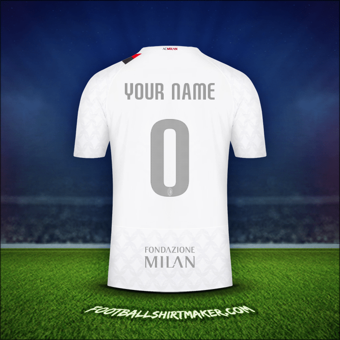 Shirt AC Milan Cup 2023/2024 Away -  your name - 0