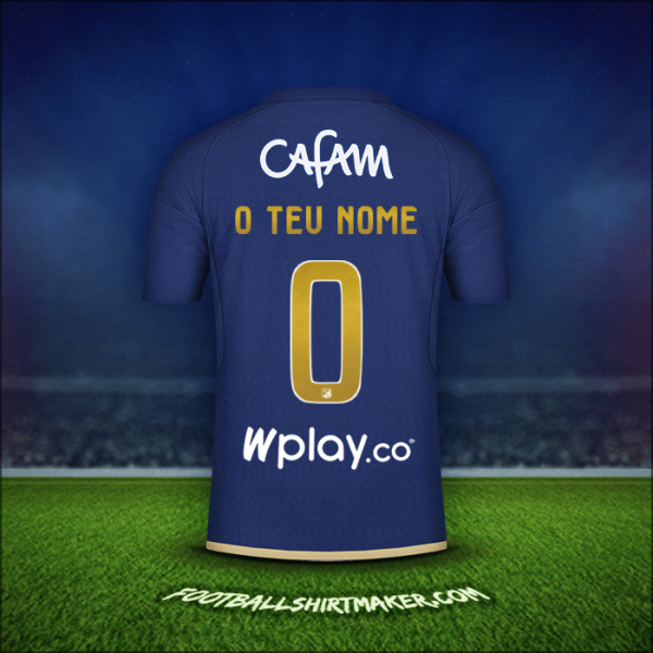 Camisola Millonarios FC 2024 -  o teu nome - 0