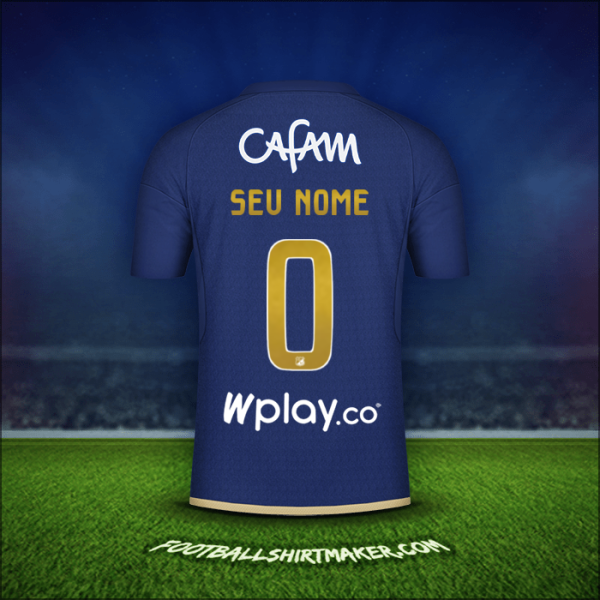 Camisa Millonarios FC 2024 -  seu nome - 0