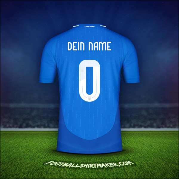 Trikot Italien 2024 -  dein name - 0