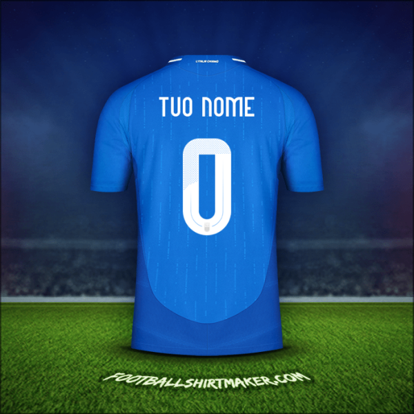 Maglia Italia 2024 -  tuo nome - 0