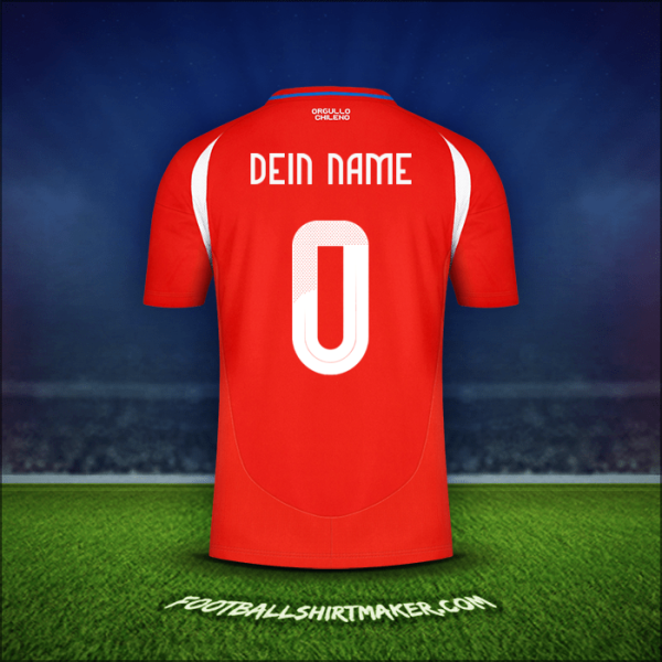 Trikot Chile 2024 -  dein name - 0