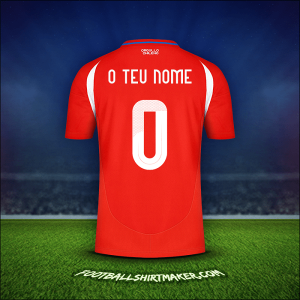 Camisola Chile 2024 -  o teu nome - 0