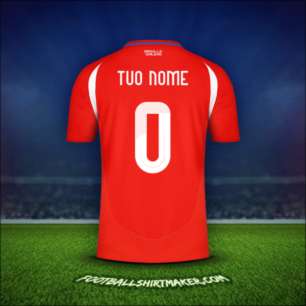 Maglia Cile 2024 -  tuo nome - 0