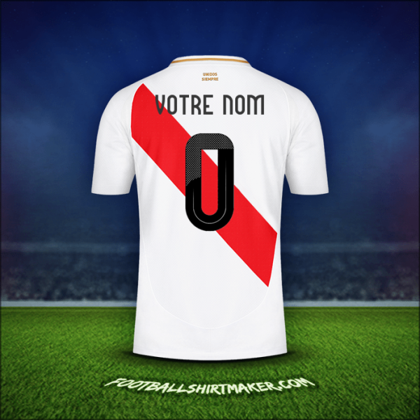 Maillot Pérou 2024 -  votre nom - 0