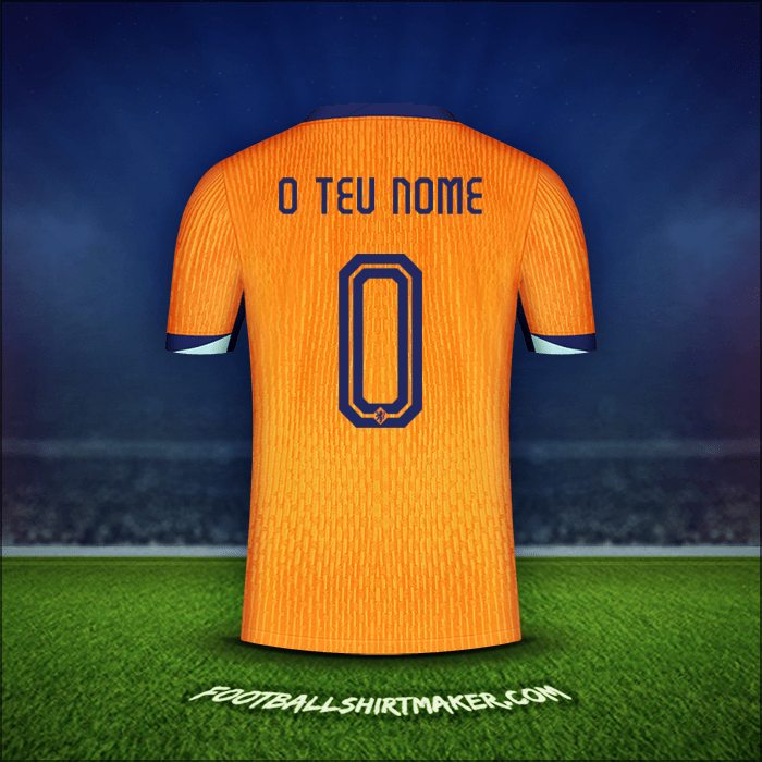Camisola Países Baixos 2024 -  o teu nome - 0
