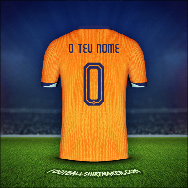 Camisola Países Baixos 2024 -  o teu nome - 0