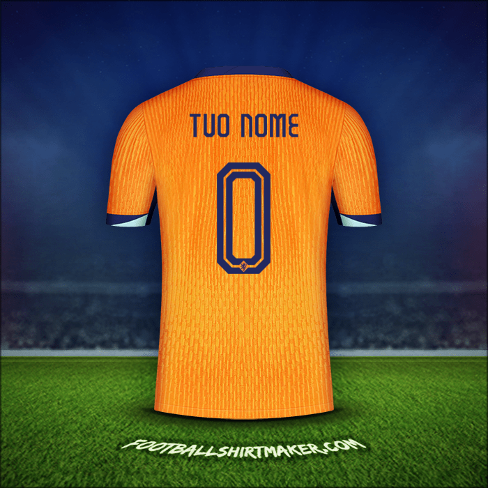Maglia Paesi Bassi 2024 -  tuo nome - 0