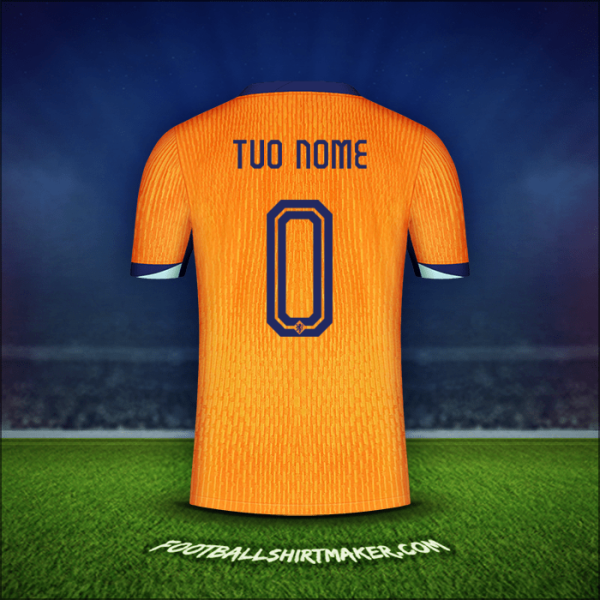 Maglia Paesi Bassi 2024 -  tuo nome - 0