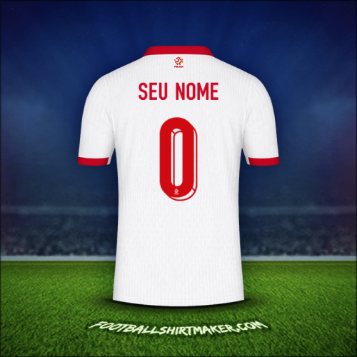 Camisa Polônia 2024 -  seu nome - 0
