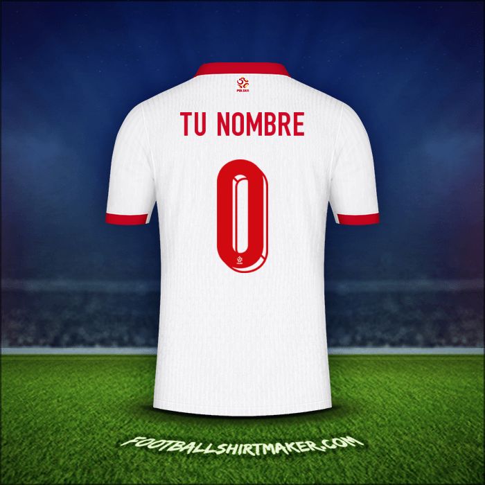 Camiseta Polonia 2024 -  tu nombre - 0