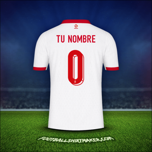 Jersey Polonia 2024 -  tu nombre - 0
