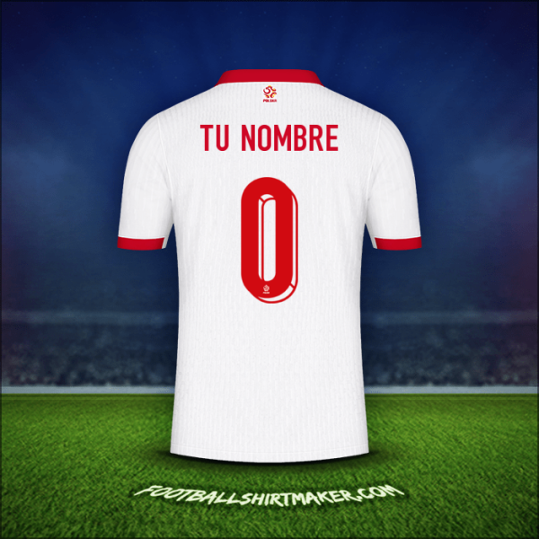 Jersey Polonia 2024 -  tu nombre - 0