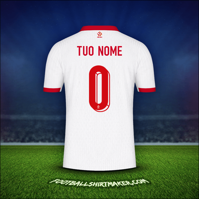 Maglia Polonia 2024 -  tuo nome - 0