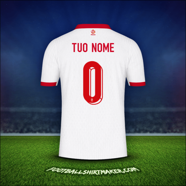 Maglia Polonia 2024 -  tuo nome - 0