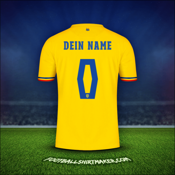 Trikot Rumänien 2024 -  dein name - 0