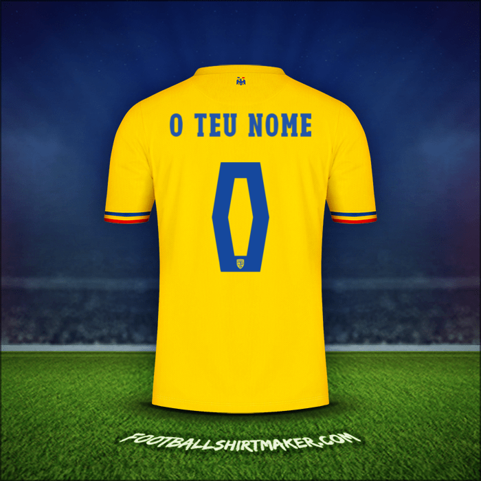 Camisola Romênia 2024 -  o teu nome - 0