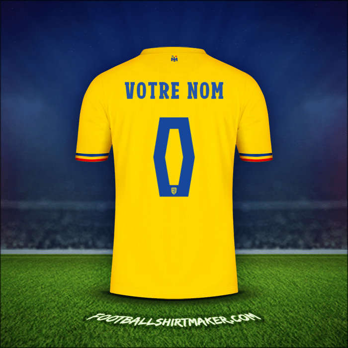 Maillot Roumanie 2024 -  votre nom - 0