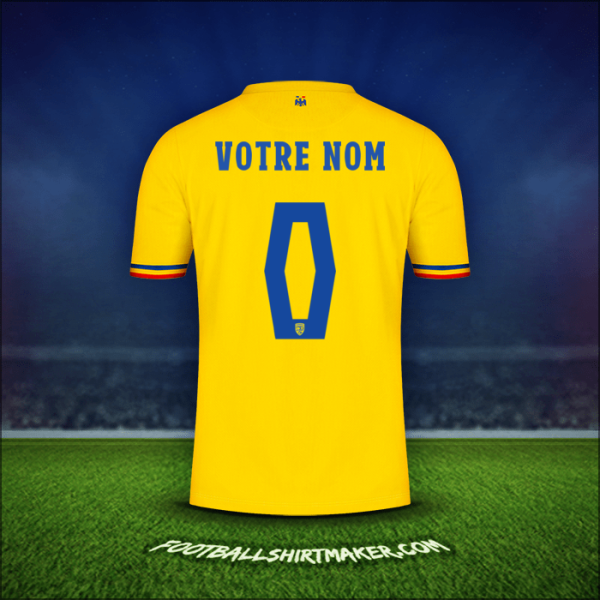 Maillot Roumanie 2024 -  votre nom - 0