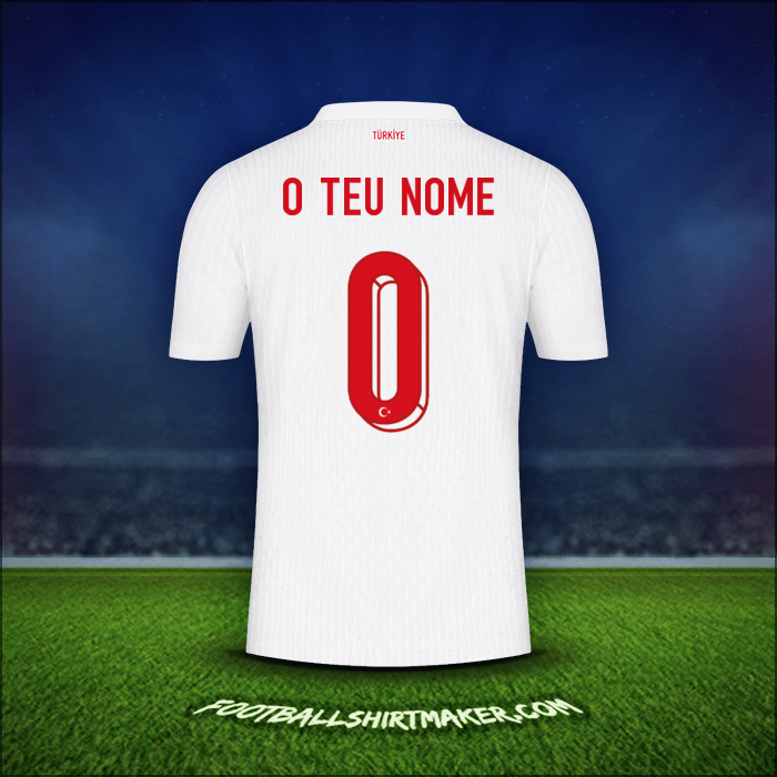 Camisola Turquia 2024 -  o teu nome - 0