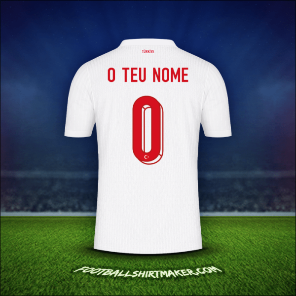 Camisola Turquia 2024 -  o teu nome - 0