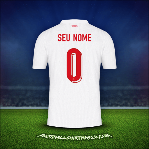 Camisa Turquia 2024 -  seu nome - 0