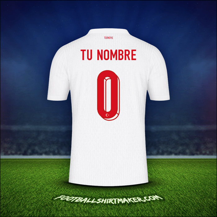 Camiseta Turquia 2024 -  tu nombre - 0
