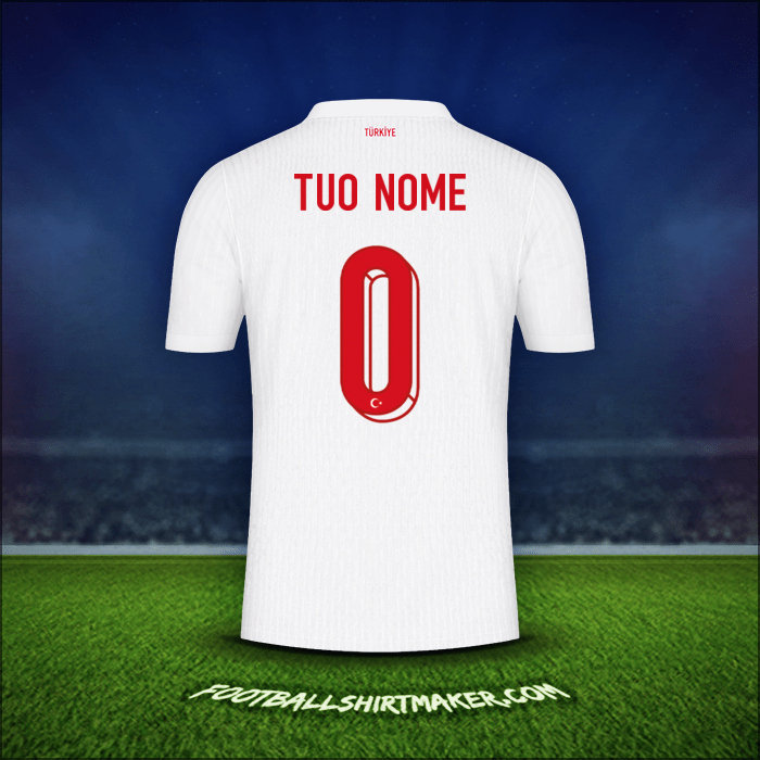 Maglia Turchia 2024 -  tuo nome - 0