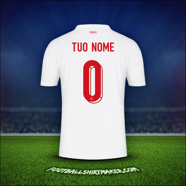 Maglia Turchia 2024 -  tuo nome - 0