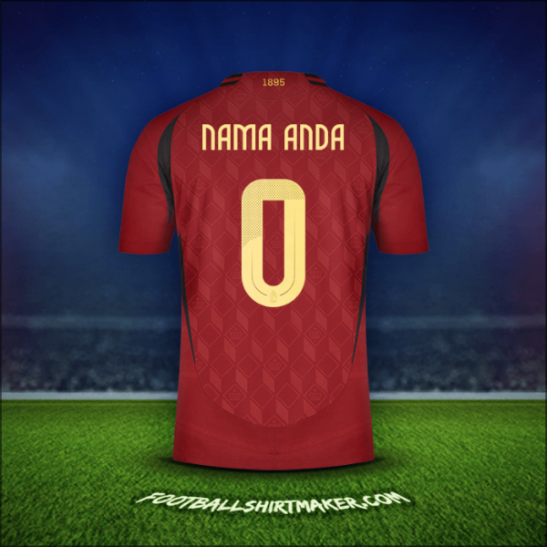 Jersey Belgia 2024 -  nama anda - 0