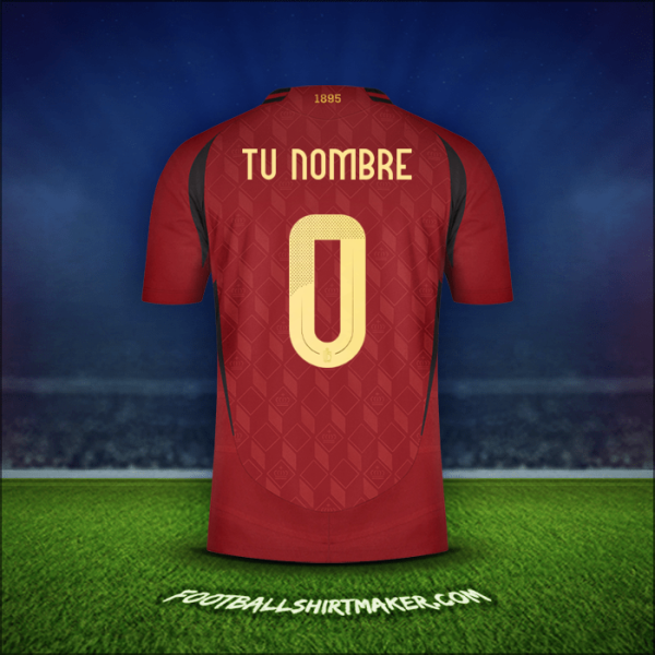 Jersey Belgica 2024 -  tu nombre - 0
