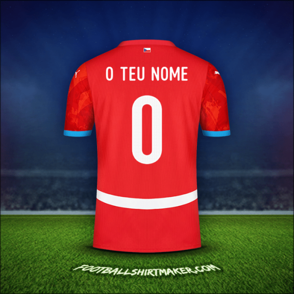 Camisola República Tcheca 2024 -  o teu nome - 0