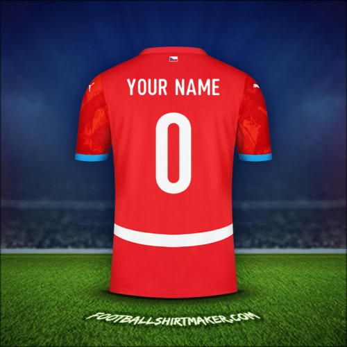 Shirt Czech Republic 2024 -  your name - 0