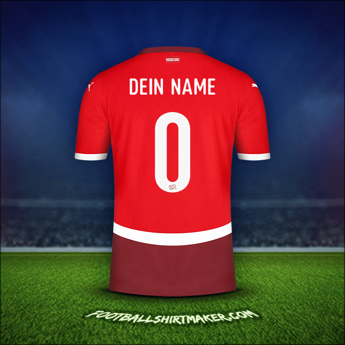 Trikot Schweiz 2024 -  dein name - 0