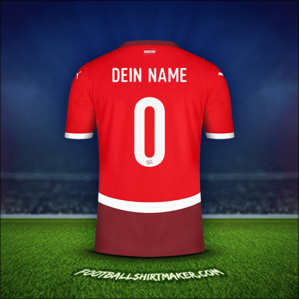 Trikot Schweiz 2024 -  dein name - 0
