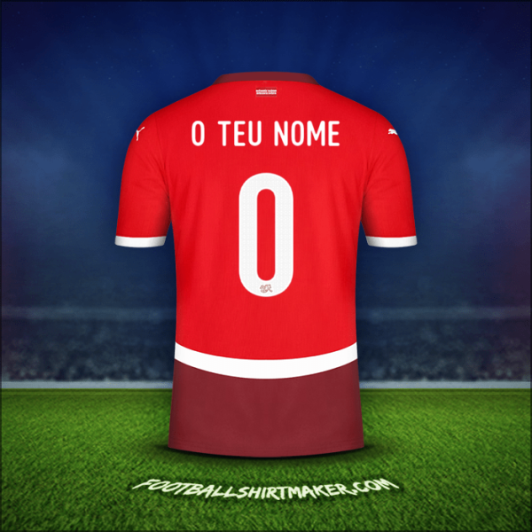 Camisola Suíça 2024 -  o teu nome - 0
