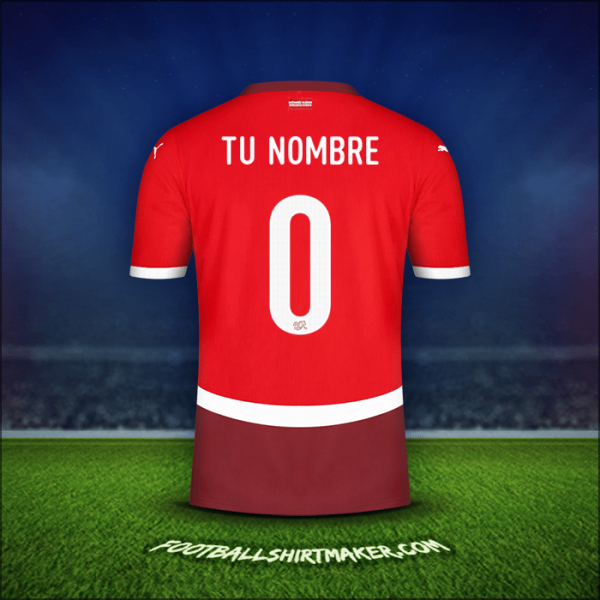 Jersey Suiza 2024 -  tu nombre - 0